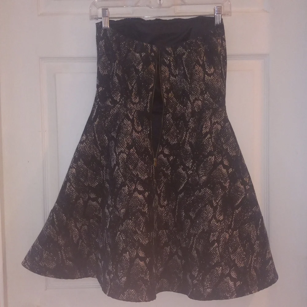 Express Cocktail Snake Print Dress Size 2 - Picture 4 of 4